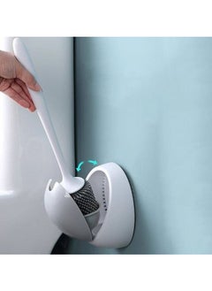 ecoco ecoco Silicone Toilet Brush Set and Durable Holder - 1 Piece  - Image 4