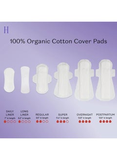 the Honey Pot company Non-Herbal Everyday Panty Liners for Women - Organic Cotton Cover & Ultra-Absorbent Pulp Core - Sanitary Pads - Feminine Care - FSA & HSA Eligible - 30 ct  - Image 5