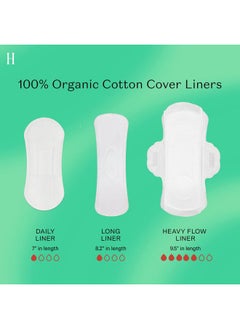 the Honey Pot company Non-Herbal Everyday Panty Liners for Women - Organic Cotton Cover & Ultra-Absorbent Pulp Core - Sanitary Pads - Feminine Care - FSA & HSA Eligible - 30 ct  - Image 4