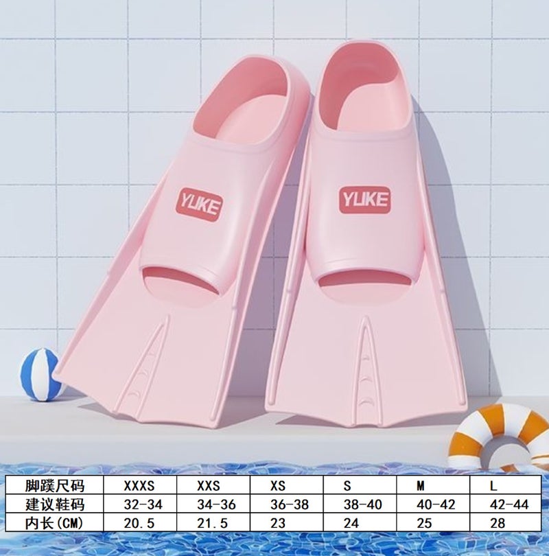 Factory Swimming Flippers Silicone Short Flippers Freestyle Children Adult Diving Frog Shoes Men And Women Professional Equipment - Image 1