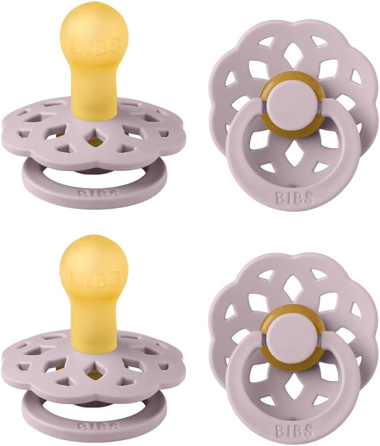 BIBS Boheme Soothers Pack of 4 - Dusty Lilac - Image 1