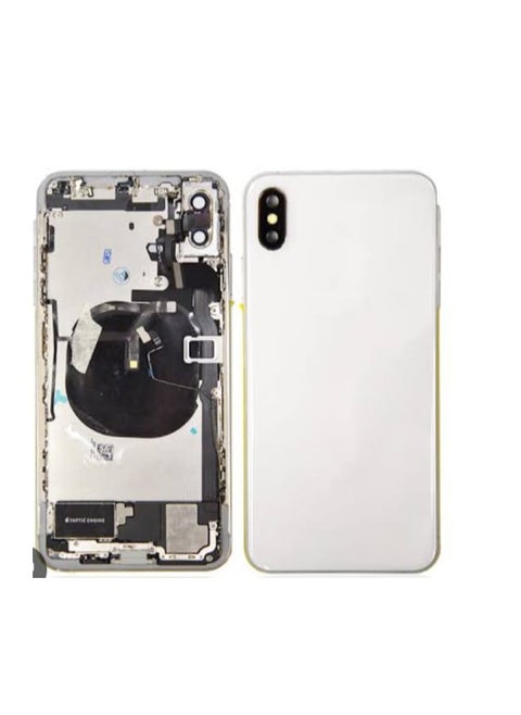 اطار كامل بديل لهاتف ايفون Xs Max فضي
