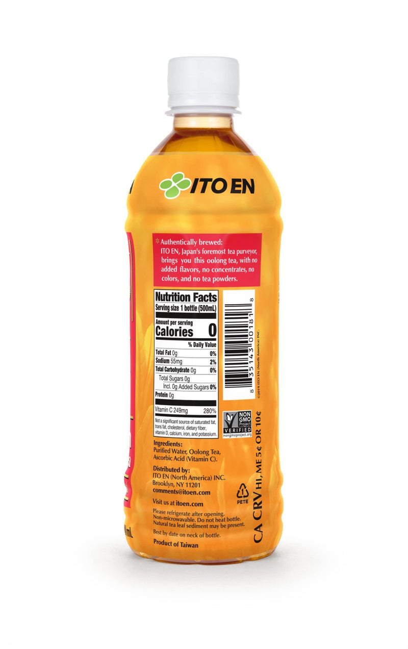 Ito En Tea Golden Oolong Tea, Unsweetened, 16.9 Ounce (Pack of 12) - Image 2