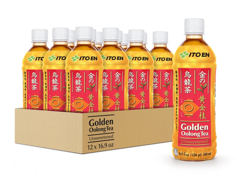 Ito En Tea Golden Oolong Tea, Unsweetened, 16.9 Ounce (Pack of 12) - Image 1
