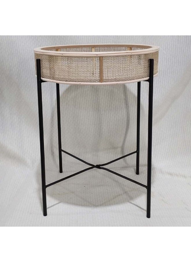 DANUBE HOME EC-Nomad Rattan Side Kd Table 43.5X43.5X53Cm  - Image 4