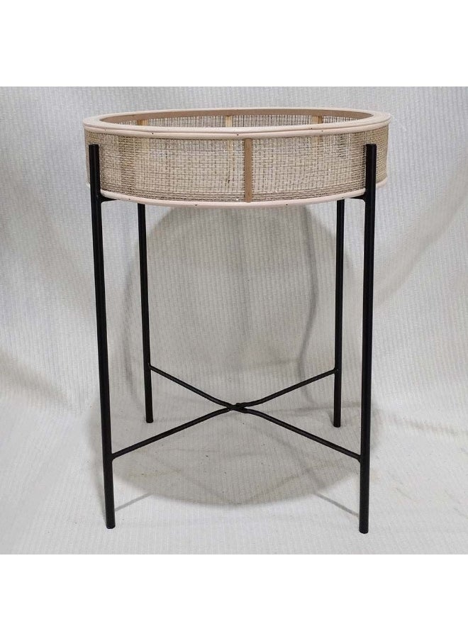 EC-Nomad Rattan Side Kd Table 43.5X43.5X53Cm - pzsku/Z80F151BA351A641EE837Z/45/_/1726138293/9922e392-cd30-4023-a4d9-daf7350a797f