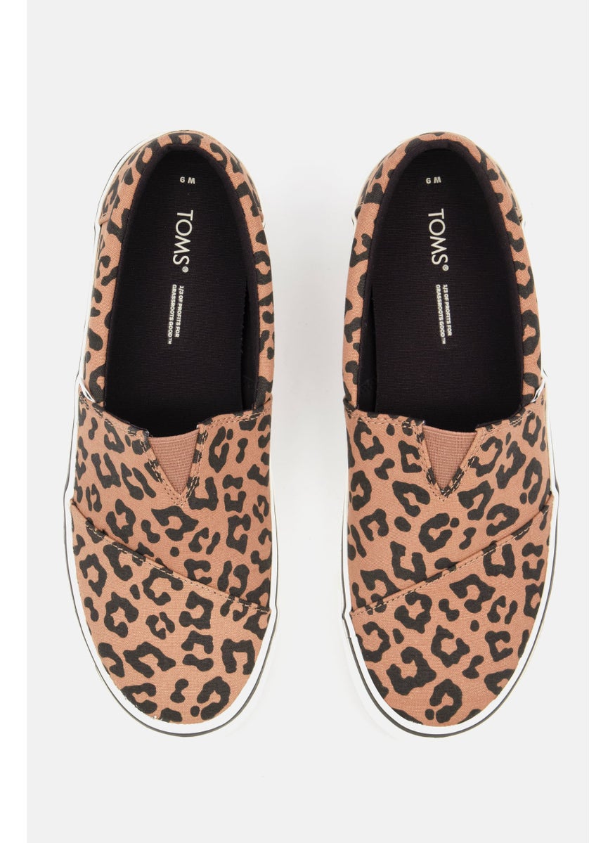 TOMS Women Alpargata Fenix Slip On Casual Shoes, Brown Combo  - Image 2