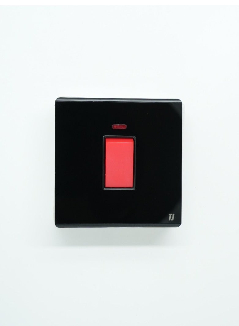 تي جيه TJ INCLINE BLACK 45A DP SWITCH + NEON 10113