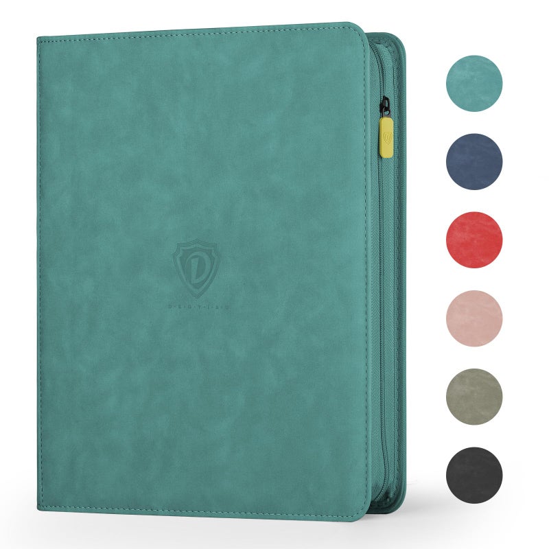 Deoyibu 9 Pocket Card Binder360 Pockets Trading Card BinderDouble Sided Pocket Collection BinderCard Folder for MTGTCGGame CardsSport CardsGreen - Image 2
