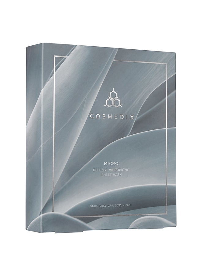 CosMedix Micro Defense Microbiome Balancing Sheet Mask | For Calming Strengthening And Restoring Healthy Balanced Skin - Image 1