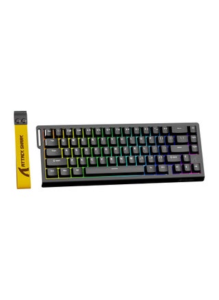 ATTACK SHARK X68 HE 8KHZ Rapid Trigger Keyboard Magnetic Switch,0.01 mm RT Accuracy,Wired RGB 60% Gaming Keyboard TKL with Adjustable Actuation,Snap Tap,Coiled Cable,for PC/Mac(Black) - pzsku/Z80F19F0DB3EBF5884A2BZ/45/1745216269/ca54165a-95d7-4eb7-bfce-10691a5bcafb