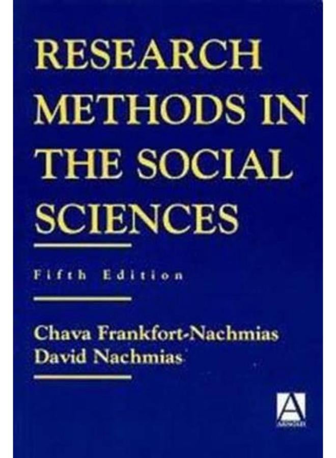 Research Methods in the Social Sciences
