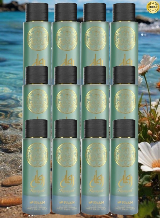 Faan 12 قطعة عطر فأن رواية EDP 100 مل - Image 1