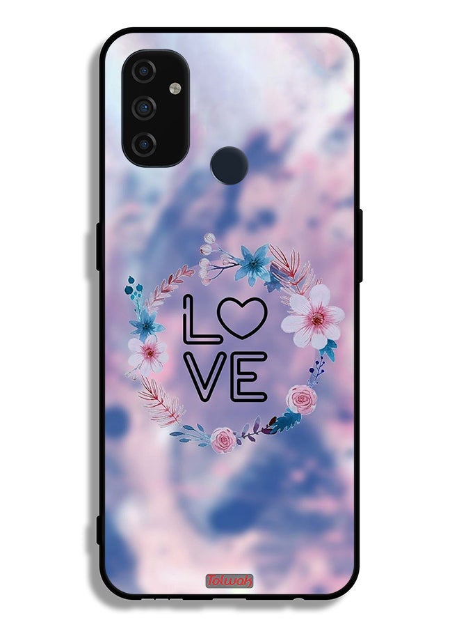 Tolwak OnePlus Nord N100 Protective Case Cover Love In Flowers Ring Art - Image 2