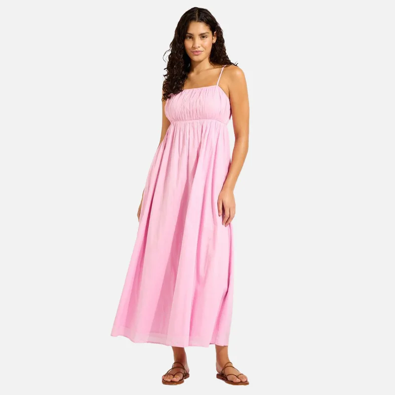 SEAFOLLY Piped Maxi Dress