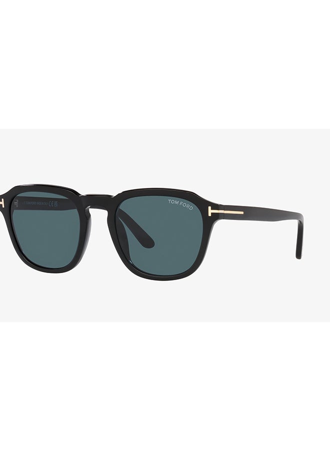 TOM FORD Men's Round Sunglasses - TF931 01V 52 - Lens Size: 52 Mm - Image 1