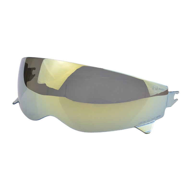 Helmet Lens: Style 1 Premium PC Material Anti-UV Anti-Fog Anti-Scratch - Easy To Install Helmet Visor for Scorpion EXO Retro Helmet Replacement - Image 1
