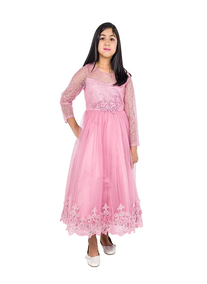 babyqlo Royal Blossom Ball Gown for Girls