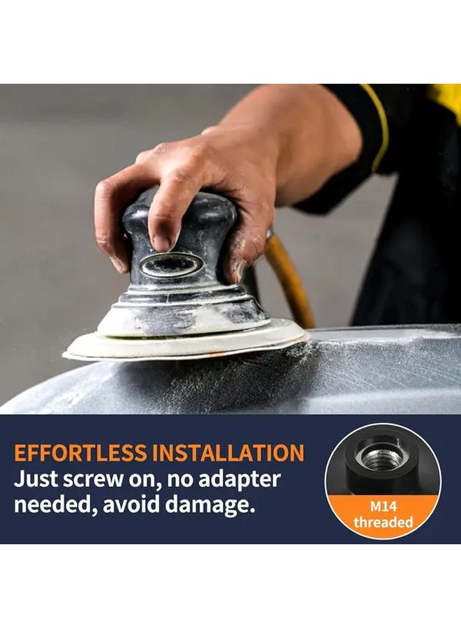 52pcs Angle Grinder Sanding Discs With Backing Pad M14 Thread For Wood Metal Polishing - Image 5