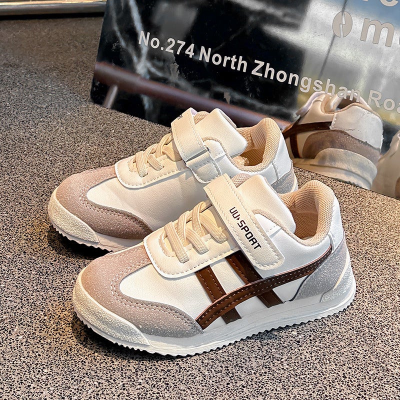 Children'S Sports Shoes, Boys' Forrest Gump Shoes, 2025 Spring Girls' New Soft-Soled Silver Casual Shoes, Baby Sneakers - Image 4