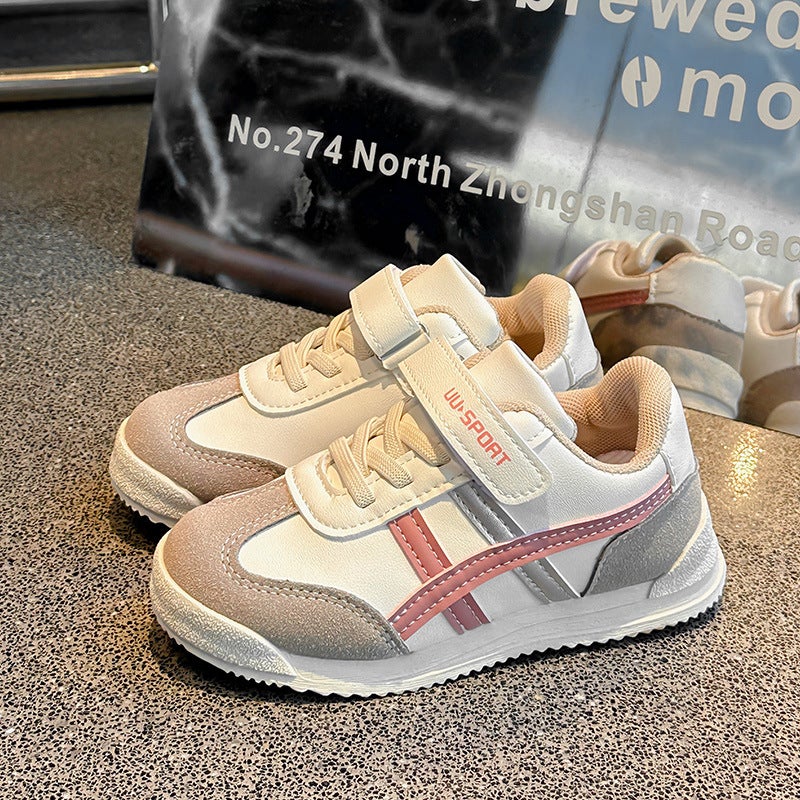 Children'S Sports Shoes, Boys' Forrest Gump Shoes, 2025 Spring Girls' New Soft-Soled Silver Casual Shoes, Baby Sneakers - Image 5