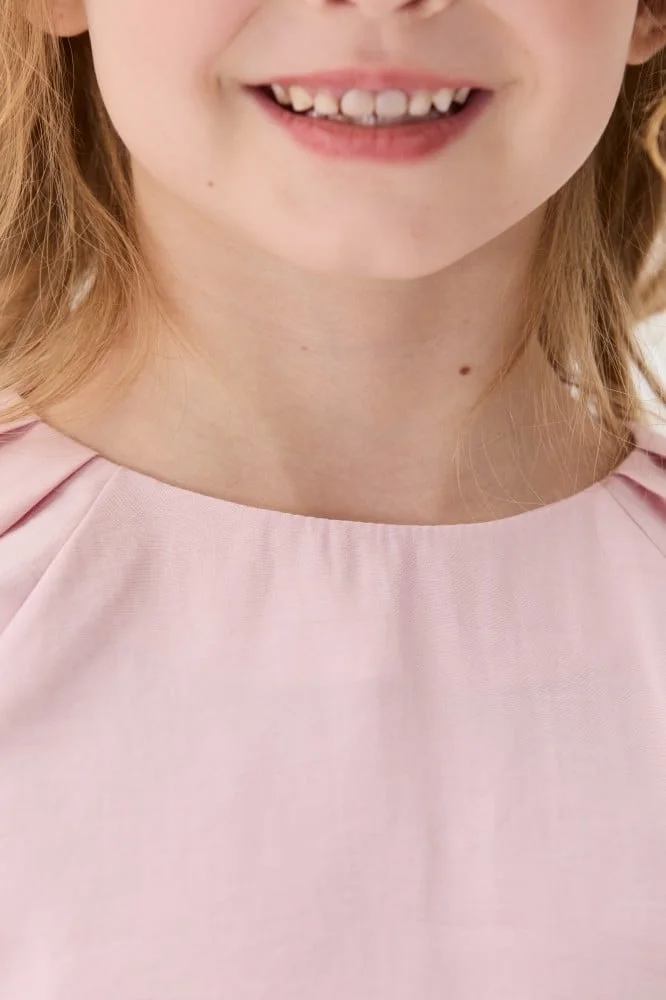 Tenda Short blouse with puff sleeves
