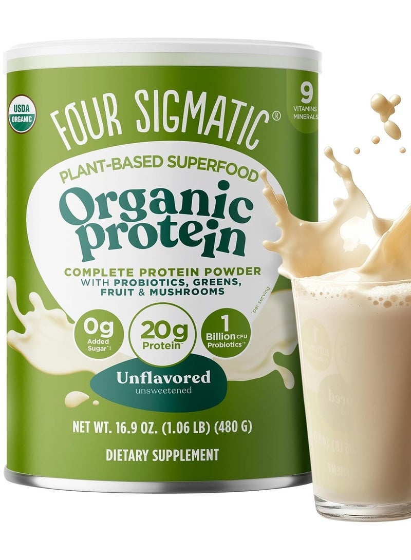 Four Sigmatic Plant-Based Organic Protein Powder, Unflavored, 1.06 Lb Packaging May Vary - Image 5