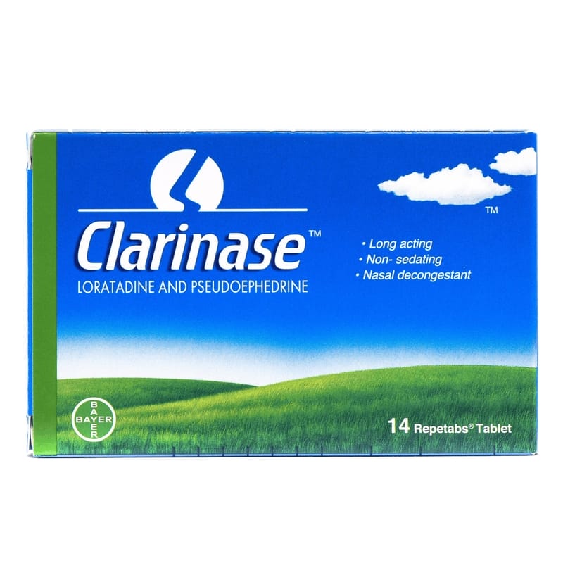 BAYER Clarinase Allergy Relief 14 Tablets - Image 1