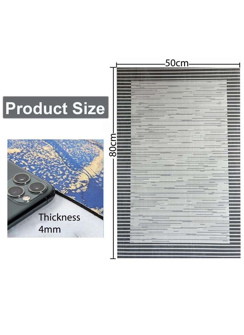 Bath Mat, Absorbent Carpet with Anti Slip Pad, Diatom Mud Cushion for Bath and Kitchen