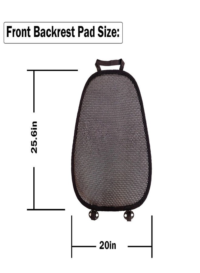 acdiac Summer Cool 3D Air Mesh Breathable Vented Car Seat Cushion Pad,Universal Auto Back Cooling Ventilated Seat Cover for Car SUV Truck Van Pickup for Driving Seat(Black, 1 Pack Back Cushion) - Image 5