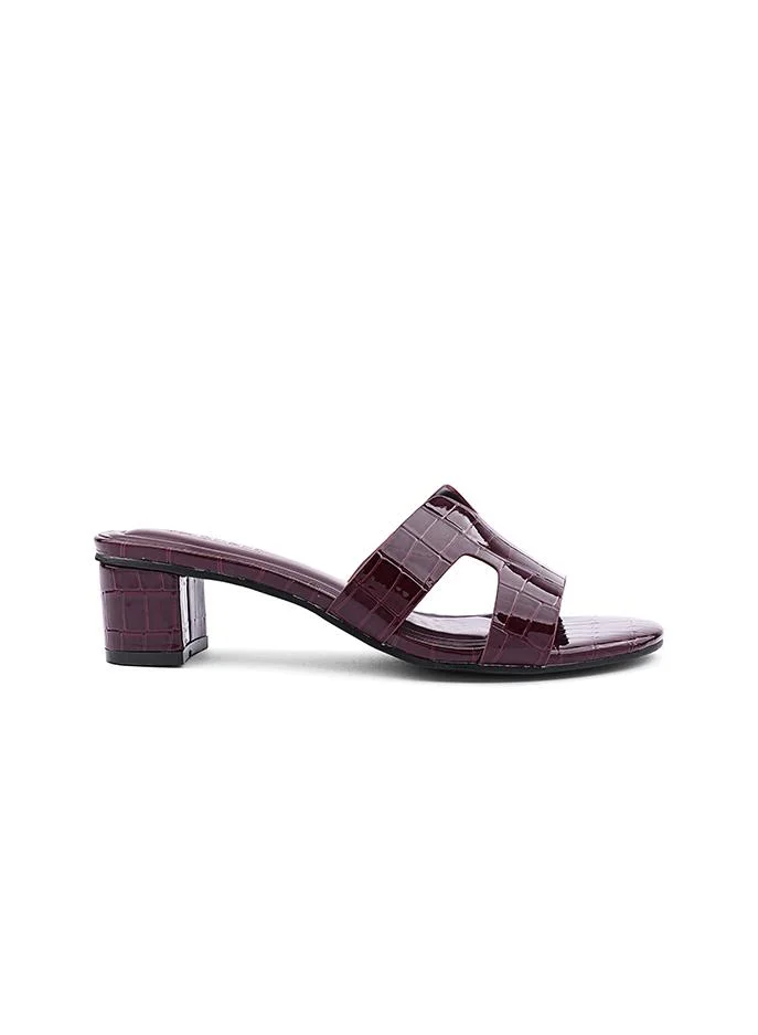 كابلي Cuple Cutout Strap Block Heel Sandals