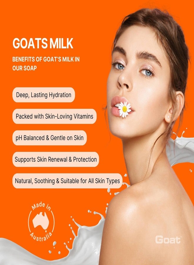 Goat Soap Value Six Packs - for Soft, Natural and Healthy Skin, Goats Milk Body Soap Bar - 6 x 100g (3.5oz) Bars - Oatmeal - Image 4