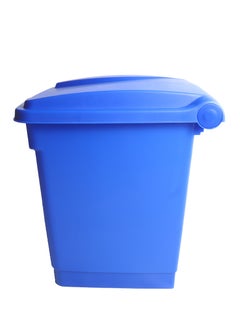 Generic Step Trash Bin | Plastic Matte Finish | Suitable For Bathrooms, Kitchens & Communal Spaces | Blue | 30 Liters  - Image 4