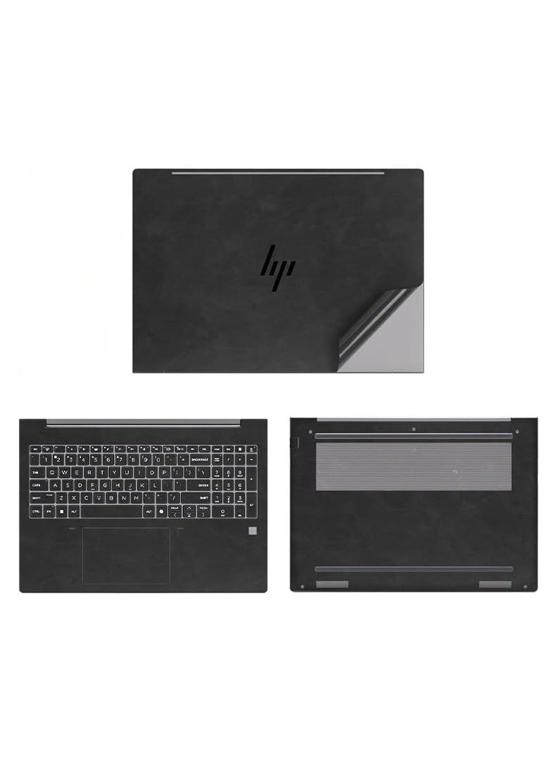 عام غطاء ملصقات متوافق مع كمبيوتر HP Zhan 99 16 G1i 2025 مقاس 16 بوصة، مصنوع من فيلم جلد مقاوم للخدوش مع حماية ثلاثية الجوانب. - Image 1