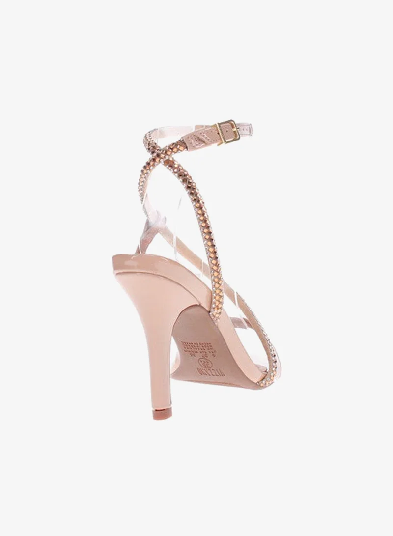 Vizzano Beige Vizzano Ladies High Heel Sandals Beige | Made In Brazil for Women | Best Price UAE