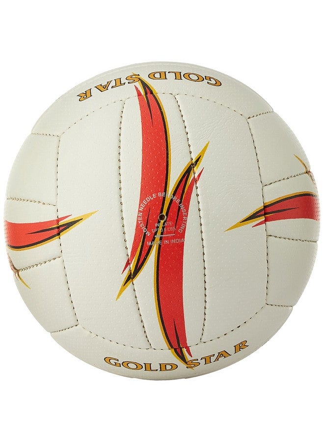 COSCO كرة طائرة جلدية من كوسكو جولدستار، الحجم 4 (أبيض) - Image 2