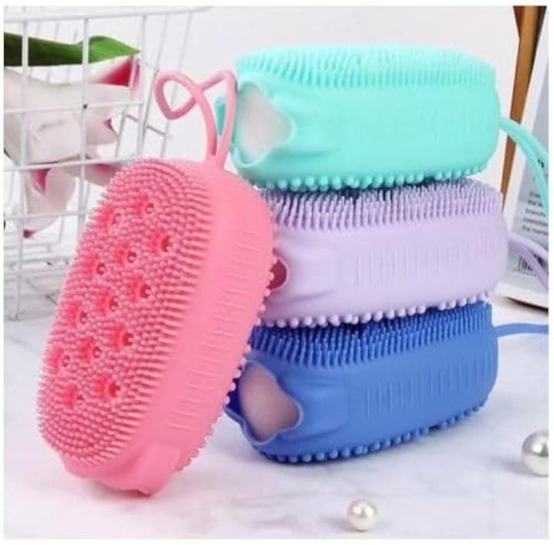 Ultra Silicone Bath Loofah - 2 Pieces