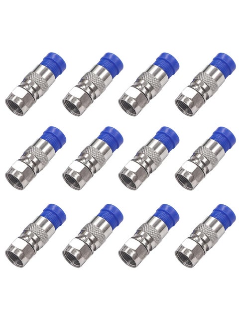 RG6 Compression connectors,Coaxial cable connector F Type Wire Connector (RG6 F Type Compression Connector)