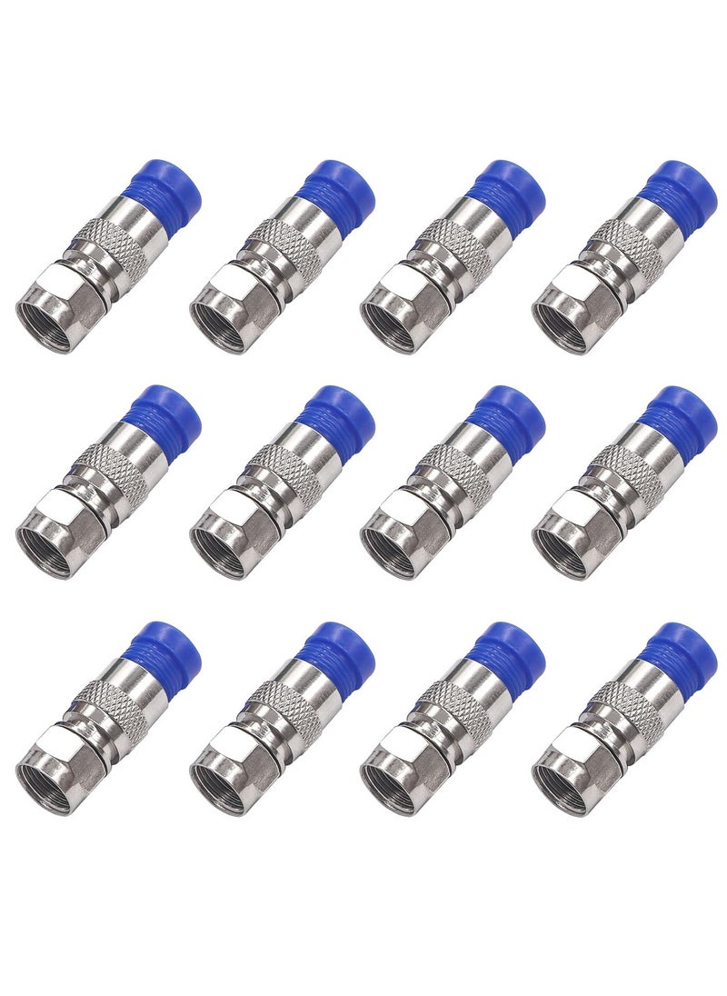 RG6 Compression connectors,Coaxial cable connector F Type Wire Connector (RG6 F Type Compression Connector)
