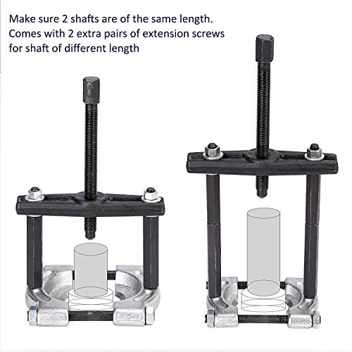 VOLTZ Bearing Puller Capacity Separator Wheel Hub Axle Puller Pinion Removal Splitter Tool Kit DN-D1013 14PCS… - Image 4