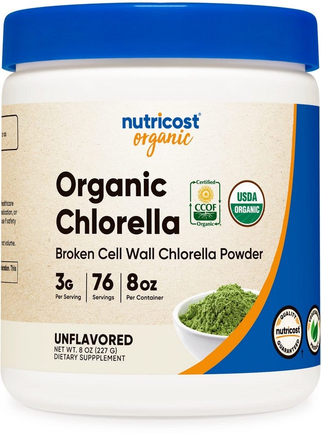 Nutricost Organic Chlorella Powder 8Oz 3000Mg Per Serving Nongmo Gluten Free - Image 2
