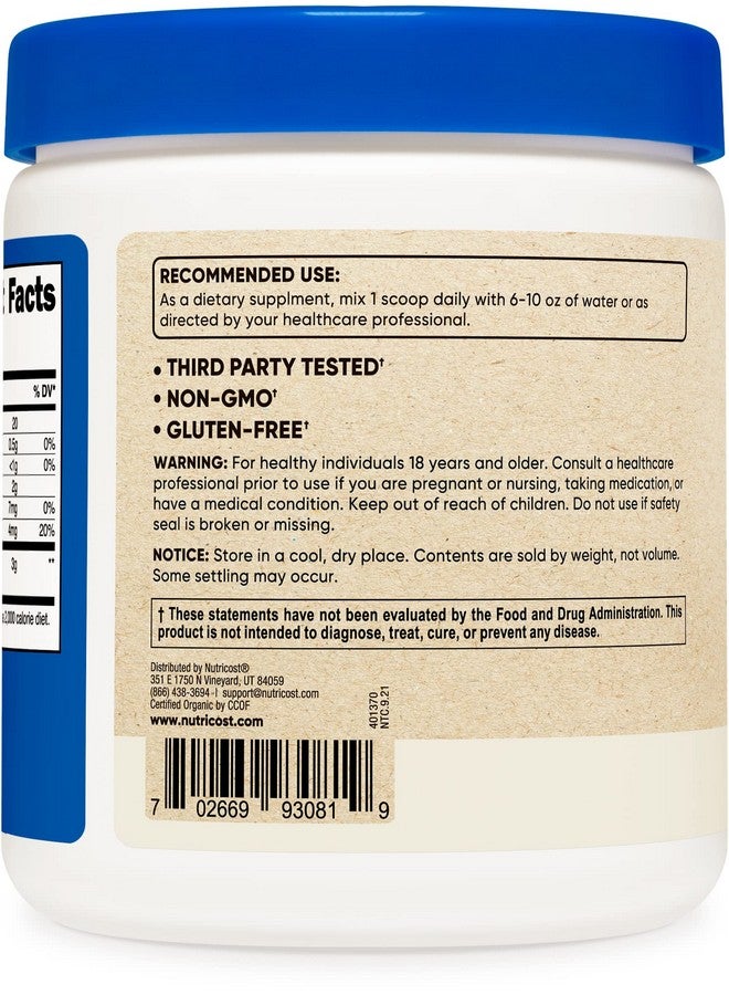 Nutricost Organic Chlorella Powder 8Oz 3000Mg Per Serving Nongmo Gluten Free - Image 4