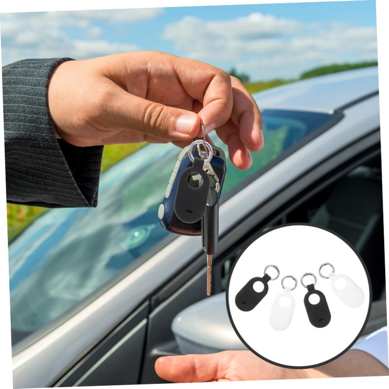 4 Pcs Locator Protective Cover with Hanging Ring Durable Hand Strap Tracer Case for Drop and Scratch Resistant Secure Fit - Image 5