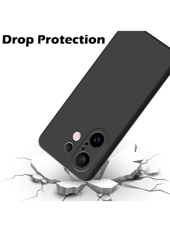 جراب سيليكون رفيع لهاتف Vivo X200 FE 5G، مزود ببطانة ناعمة، مقاوم للصدمات، يوفر حماية كاملة للجسم، متوافق مع هاتف Vivo X200 FE - Image 2