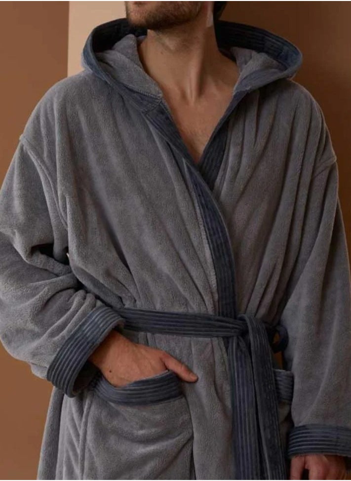 Reefi - Reefi Grey Modern Robe with A Cab - Image 1