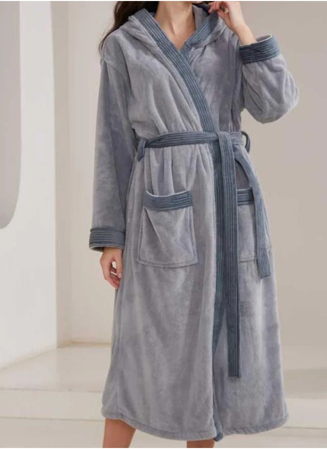 Reefi - Reefi Grey Modern Robe with A Cab - Image 1