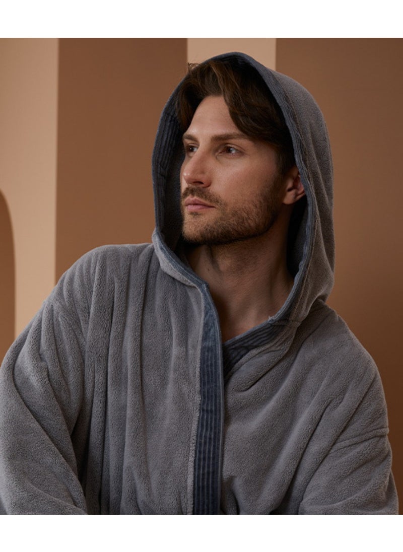 Reefi - Reefi Grey Modern Robe with A Cab - Image 1