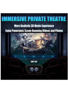في آر شينيكون VR 3D الواقع الافتراضي سماعة للأفلام والألعاب نظارات VR نظارات نظارات متوافقة مع الهاتف والروبوت قابل للتعديل تلميذ وكائن Distan  - Image 3