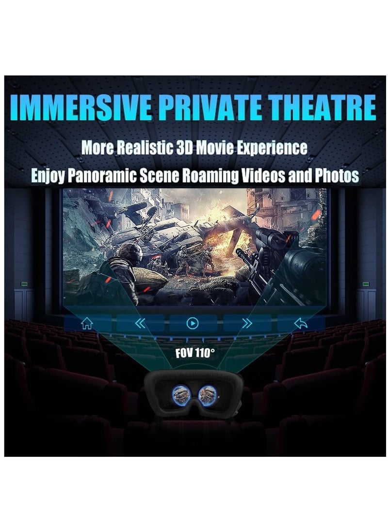 في آر شينيكون VR 3D الواقع الافتراضي سماعة للأفلام والألعاب نظارات VR نظارات نظارات متوافقة مع الهاتف والروبوت قابل للتعديل تلميذ وكائن Distan  - Image 3