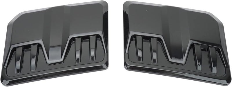 2 Pcs Bonnet Air Vent Scoop for Cadillac SRX XTS STS, Auto Front Cooling Exquisite Exterior Decorative Body Styling Accent Trim Parts,Black - Image 1